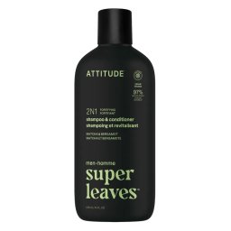 Attitude Super Leaves Men Versterkende 2-In-1 Shampoo & Conditioner