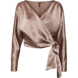 Vero Moda - Maat M - VMKAE D1 LS WRAP BLOUSE Dames Top