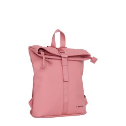New Rebels Branson Los Angeles Rolltop Backpack Mini 7L Waterafstotende Rugzak PU Blush Roze