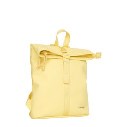 New Rebels Branson Los Angeles Rolltop Backpack Mini 7L Waterafstotende Rugzak PU Butter Yellow