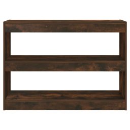 vidaXL Boekenkast/kamerscherm 100x30x72 cm gerookt eikenkleur