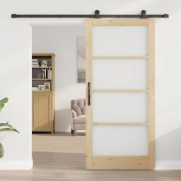 vidaXL Schuifdeur ORKDAL Naturel 93 x 202 cm