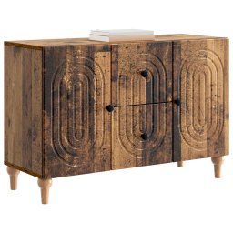 vidaXL TV-kast met lade Oud hout 89 x 34,5 x 60 cm Bewerkt hout