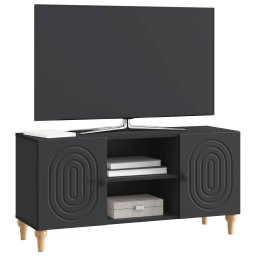 vidaXL TV-kast Zwart 102 x 34,5 x 50 cm Bewerkt hout