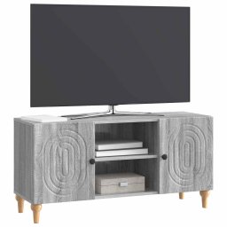 vidaXL TV-kast 102 x 34,5 x 50 cm Grijs sonoma Bewerkt hout