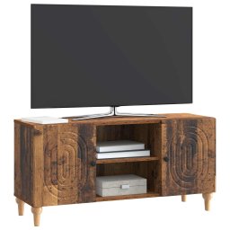 vidaXL TV-kast Oud hout 102 x 34,5 x 50 cm Bewerkt hout