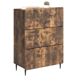 vidaXL Ladenkast 66 x 34,5 x 92 cm Bewerkt hout Gerookt eiken