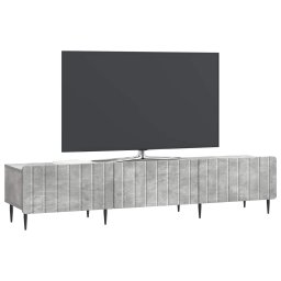 vidaXL TV-kast met lade Betongrijs 147 x 34,5 x 32 cm Bewerkt hout