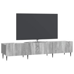 vidaXL TV-kast met lade Grijs sonoma 147 x 34,5 x 32 cm Bewerkt hout