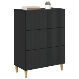 vidaXL Ladenkast 66 x 34,5 x 90 cm Bewerkt hout Zwart