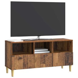 vidaXL TV-kast 102 x 34,5 x 50 cm Oud hout Bewerkt hout