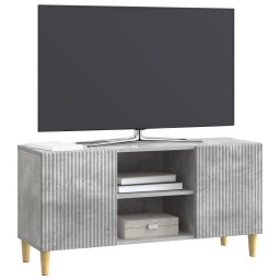 vidaXL TV-kast 102 x 34,5 x 50 cm Betongrijs Bewerkt hout