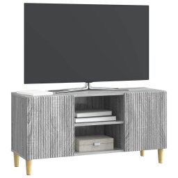 vidaXL TV-kast 102 x 34,5 x 50 cm Grijs sonoma Bewerkt hout