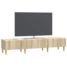 vidaXL TV-kast met lade Sonoma Eiken 147 x 34,5 x 30 cm Bewerkt hout