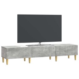 vidaXL TV-kast met lade Betongrijs 147 x 34,5 x 30 cm Bewerkt hout