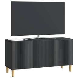 vidaXL TV-kast 99 x 34,5 x 50 cm Zwart Bewerkt hout