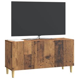 vidaXL TV-kast 99 x 34,5 x 50 cm Oud hout Bewerkt hout