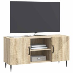 vidaXL TV-kast Sonoma Eiken 102 x 34,5 x 50 cm Bewerkt hout