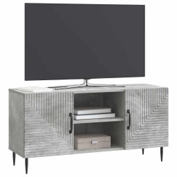 vidaXL TV-kast Betongrijs 102 x 34,5 x 50 cm Bewerkt hout