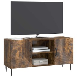 vidaXL TV-kast Gerookt eiken 102 x 34,5 x 50 cm Bewerkt hout