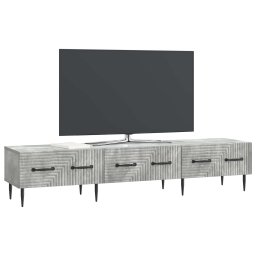 vidaXL TV-kast met lade Betongrijs 147 x 34,5 x 30 cm Bewerkt hout
