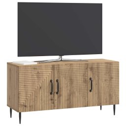vidaXL TV-kast 99 x 34,5 x 50 cm Artisanaal eiken Bewerkt hout