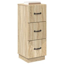 vidaXL Ladenkast 33 x 34,5 x 87 cm Bewerkt hout Sonoma Eiken