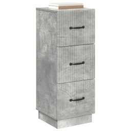 vidaXL Ladenkast 33 x 34,5 x 87 cm Bewerkt hout Betongrijs