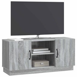vidaXL TV-kast 102 x 34,5 x 47 cm Grijs sonoma Bewerkt hout