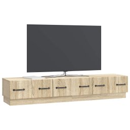vidaXL TV-kast met lade Sonoma Eiken 147 x 34,5 x 27 cm Bewerkt hout