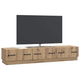 vidaXL TV-kast 147 x 34,5 x 27 cm Artisanaal eiken Bewerkt hout