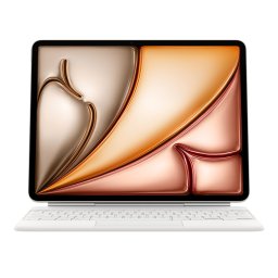 Apple Magic Keyboard voor 13?inch iPad Air (M3) - Nederlands Tablethoesje Wit
