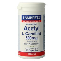 Lamberts Acetyl-L-Carnitine 500mg Capsules