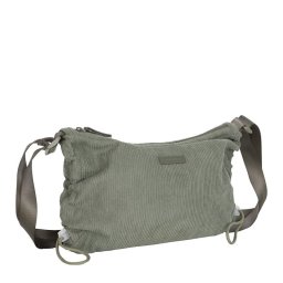 New Rebels Ribbi Rose Schoudertas 6.1L Ribstof Polyester - Comfortabele dagelijkse crossbody - Sage Green