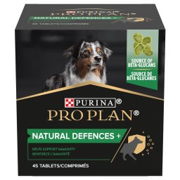 67g (45 tabletten) PRO PLAN Dog Adult & Senior Natural Defences Supplement Hond