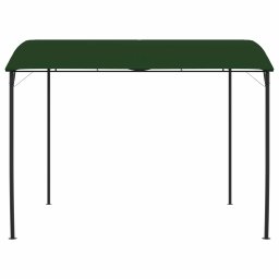 vidaXL Paviljoen 3 x 3 x 2,55 m Groen Gepoedercoat staal en stof