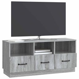 vidaXL TV-kast met lade Grijs sonoma 102 x 34,5 x 47 cm Bewerkt hout