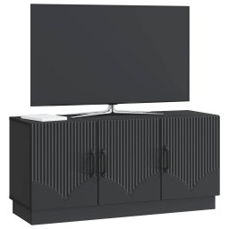 vidaXL TV-kast Zwart 99 x 34,5 x 47 cm Bewerkt hout