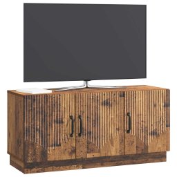 vidaXL TV-kast Oud hout 99 x 34,5 x 47 cm Bewerkt hout
