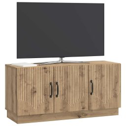 vidaXL TV-kast 99 x 34,5 x 47 cm Artisanaal eiken Bewerkt hout