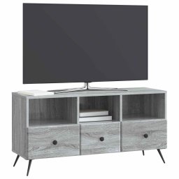 vidaXL TV-kast met lade Grijs sonoma 102 x 34,5 x 50 cm Bewerkt hout