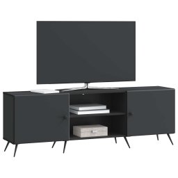 vidaXL TV-kast 150 x 31 x 50 cm Zwart Bewerkt hout