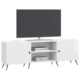 vidaXL TV-kast 150 x 31 x 50 cm Hoogglans Wit Bewerkt hout