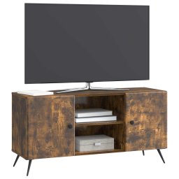 vidaXL TV-kast 102 x 34,5 x 50 cm Gerookt eiken Bewerkt hout