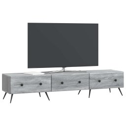 vidaXL TV-kast met lade Grijs sonoma 147 x 34,5 x 30 cm Bewerkt hout
