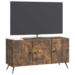 vidaXL TV-kast Gerookt eiken 99 x 34,5 x 50 cm Bewerkt hout