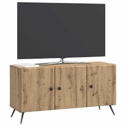 vidaXL TV-kast 99 x 34,5 x 50 cm Artisanaal eiken Bewerkt hout