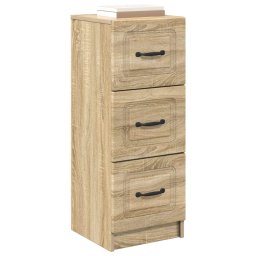 vidaXL Ladenkast Sonoma Eiken 33 x 34,5 x 87 cm Bewerkt hout