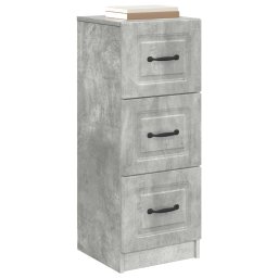 vidaXL Ladenkast Betongrijs 33 x 34,5 x 87 cm Bewerkt hout
