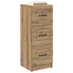 vidaXL Ladenkast 33 x 34,5 x 87 cm Bewerkt hout Artisanaal eiken